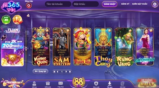 M365 Slot Game hàng đầu Thế Giới